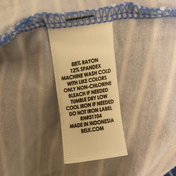 EUC Kim Rogers 3/4 Sleeve Striped Knit Top, size US 2X - Picture 5 of 5